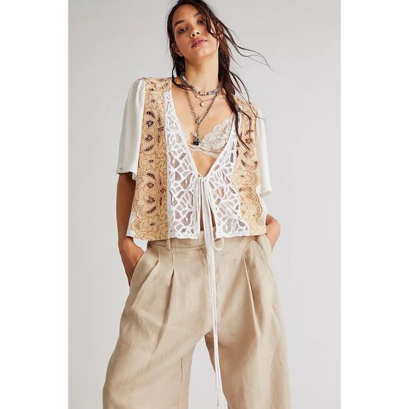 Free People Blossom Top Size S - Picture 1 of 8